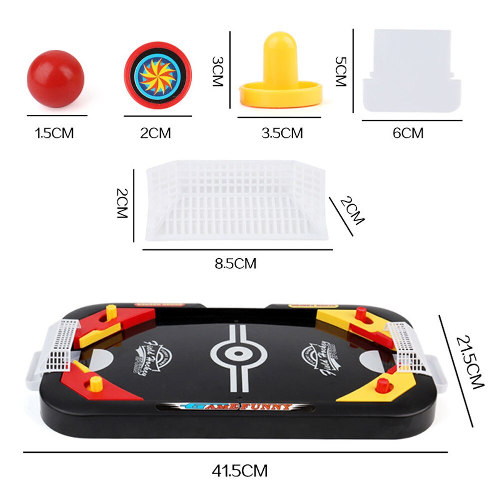 Tafelblad Air Hockey Spel Draagbare Desk Shooting Party Games Sport Interactief Speelgoed Voor Kinderen Kids Jongens Meisjes