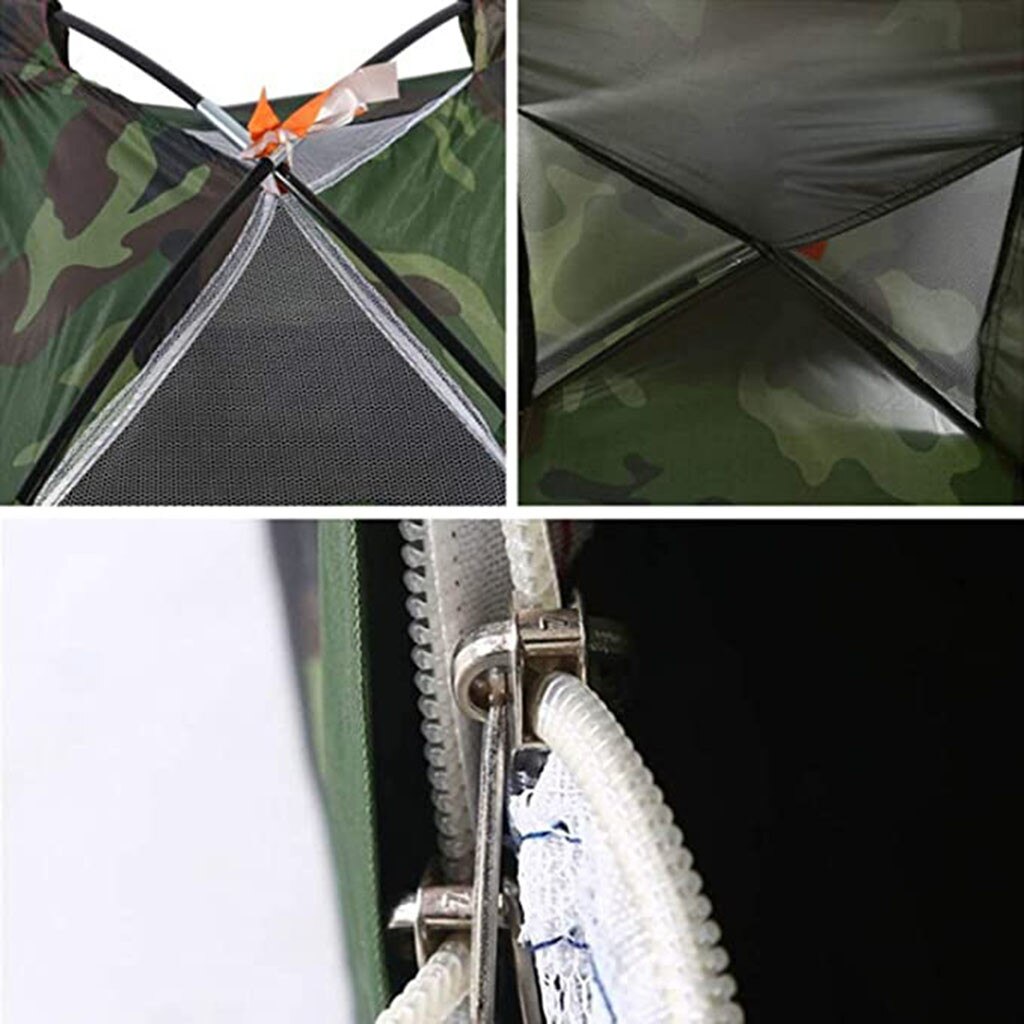 Uv-beständiges, hoch aufstellbares zelt für outdoor-aktivitäten wie camping, wandern, strand, bergsteigen, angeln und patchwork #gh