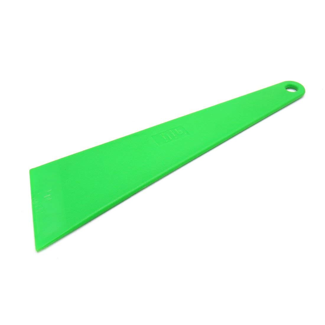 uxcell Triangle Tip Scraper Car Window Film Squeegee Vinyl Sticker Wrapping Tool Green