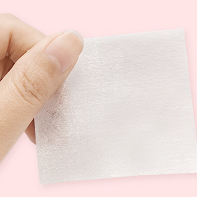 100 Stuks Van Katoen Pad In Doos Lange-Nietje Gekamd Katoen Makeup Remover Katoen