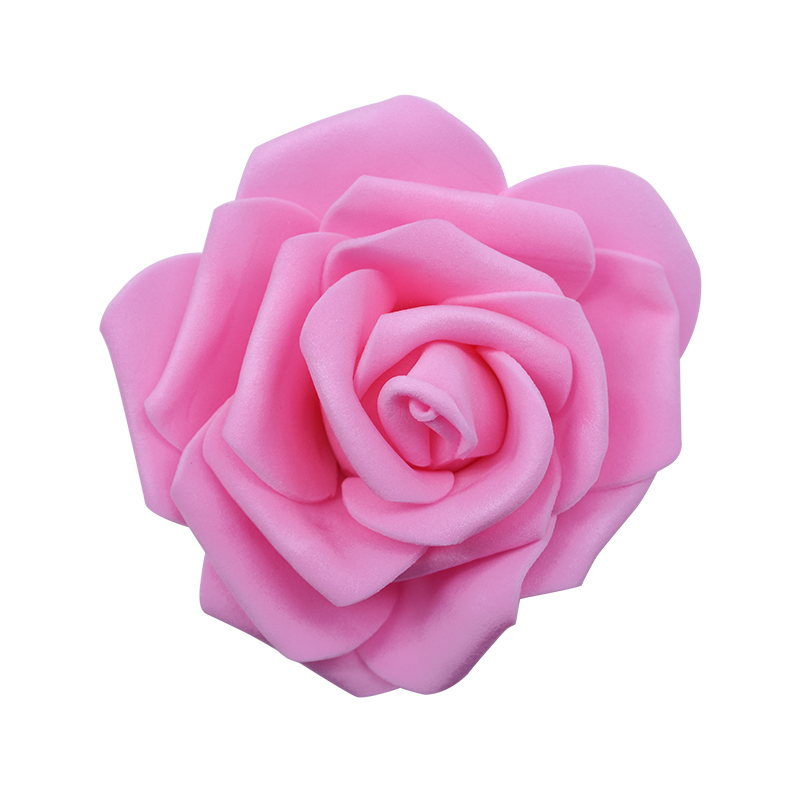 30Pcs 8 Cm Grote Foam Rose Kunstmatige Bloemhoofdjes Voor Bruiloft Decoratie Diy Kransen Boeket Handgemaakte Ambachten Accessoires: F04 Pink