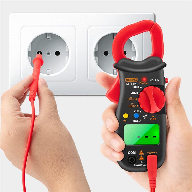 MT88A Smart Digital Clamp Meter Mini High-precision Multimeter 500A AC/DC Clamp Meter Digital Display Hintergrundbeleuchtung Clamp meter