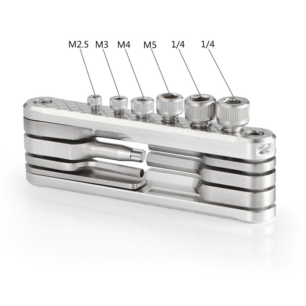 SmallRig Universal DSLR Camera Rig Folding Tool Set with Screwdrivers Wrenches Accessories Multifunctional combination tool