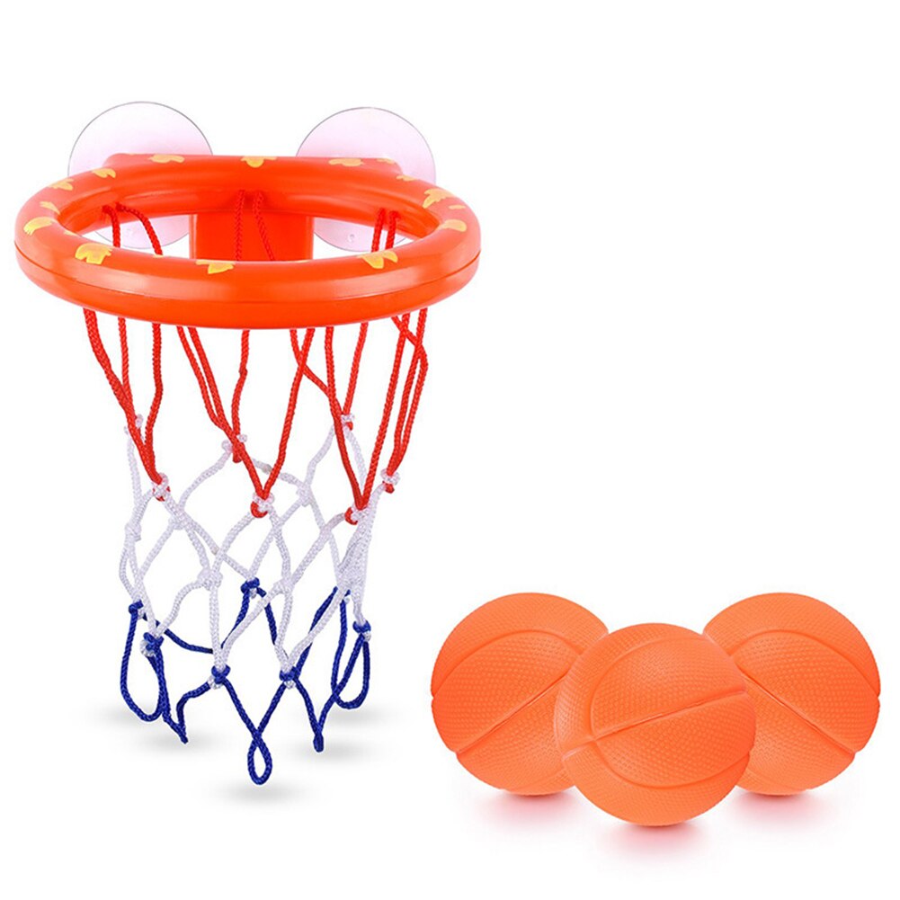 Babybadje Speelgoed Zuignap Schieten Basketbal Hoepel Badkamer Bad Douche Speelgoed Met 3 Bal Kid Play Water Spel Speelgoed voor Kinderen: Default Title