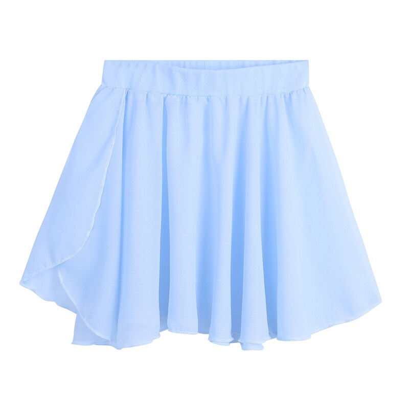 Kleinkind Mädchen Ballett/Tanz Ballettröckchen Felsen Art Grundlegende Klassische Chiffon Mini ziehen-Auf wickeln Felsen Kostüm für Leistung tanzen Tragen: hell Blau / M