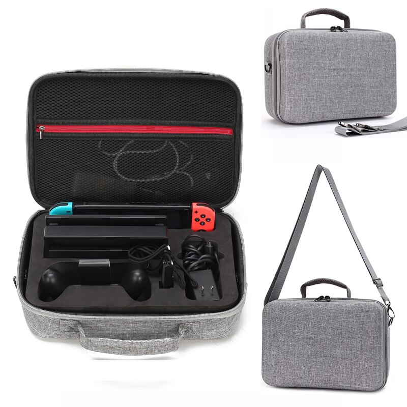 Nintend switch -säilytyslaukku kovakuorinen matkalaukku bolsa matkalaukku olkalaukku nintendos kytkinkonsolitarvikkeille