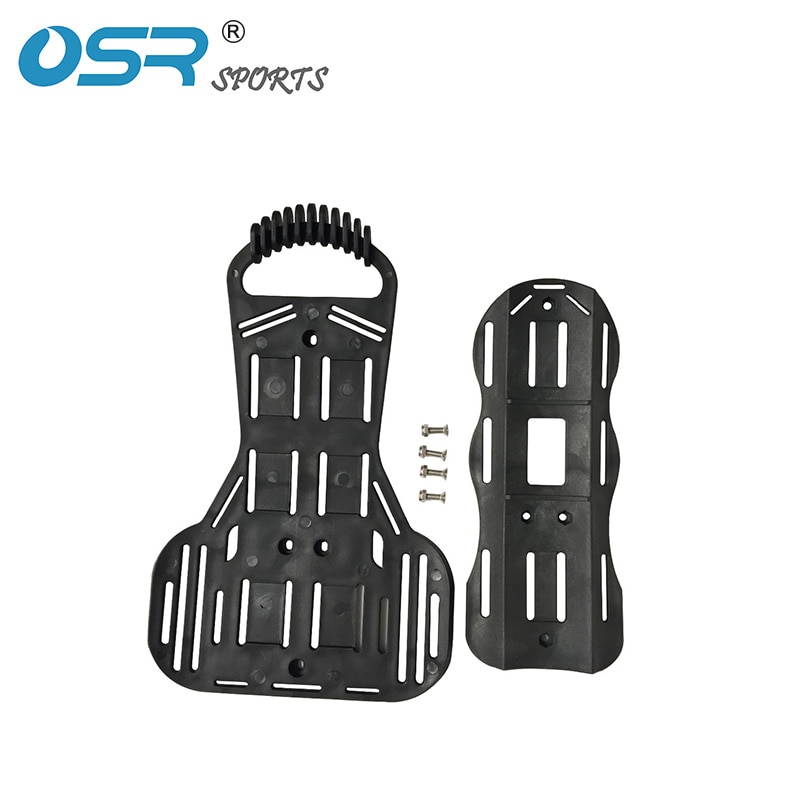 OSR Scuba Diving two-piece backplate for diving harness or jacket BCD