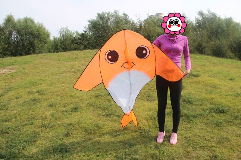 Dolphin Kite - Easy to Fly Outdoor Sport Toy - Fun for Kids & Adults - Durable Polyester