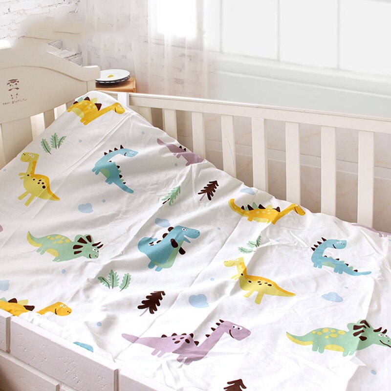 Fisch Muster Baby Ausgestattet Blatt Elastische Baby Cot Matratze Abdeckung Anti Staub Kid Bettdecke Baumwolle Bettwäsche Protector Für Jungen mädchen: haicaocaise