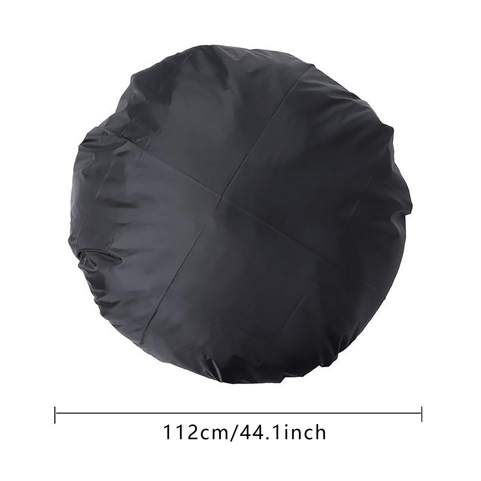 Waterproof Patio Fire Pit Cover Black UV Protector Grill BBQ Shelter Outdoor Garden Yard Round Canopy Furniture Covers