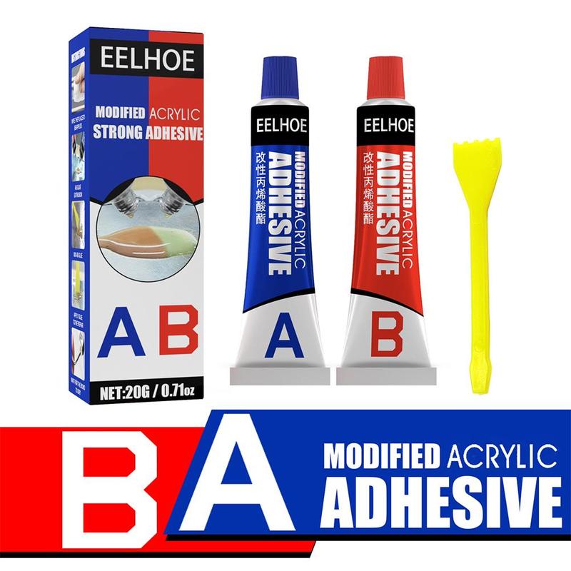 20g Ab Metal Repairing Adhesive Super Glue Iron Steel Special Auto Glue Plugging Welding Leakage Water Radiator T0t4: Default Title