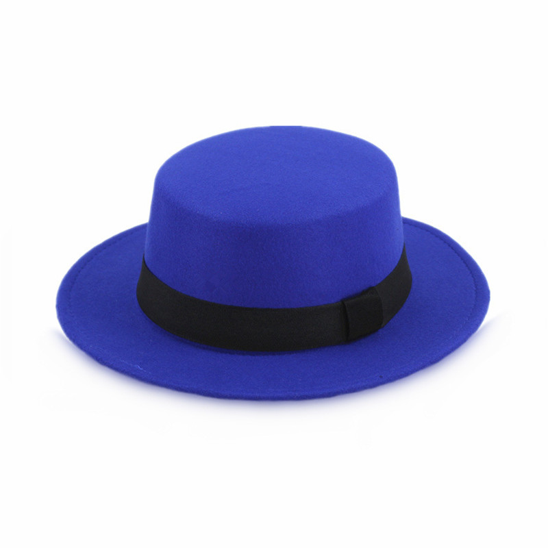 Children Kids Top Fedoras Hat Felt Vintage Gentleman Bucket Hat Wedding Party Festival Caps Craft 18colors Cosplay Costume