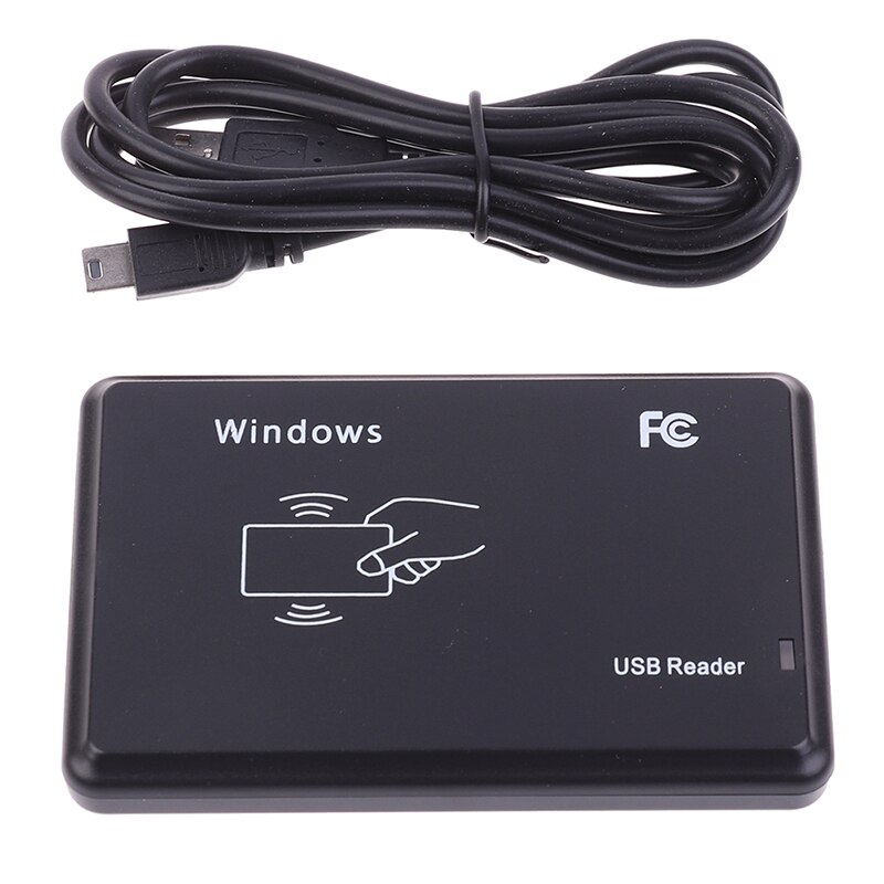Lecteur RFID Port USB EM4100 TK4100 125khz ID sans contact sensibilité carte à puce Support système de fenêtre/Linux