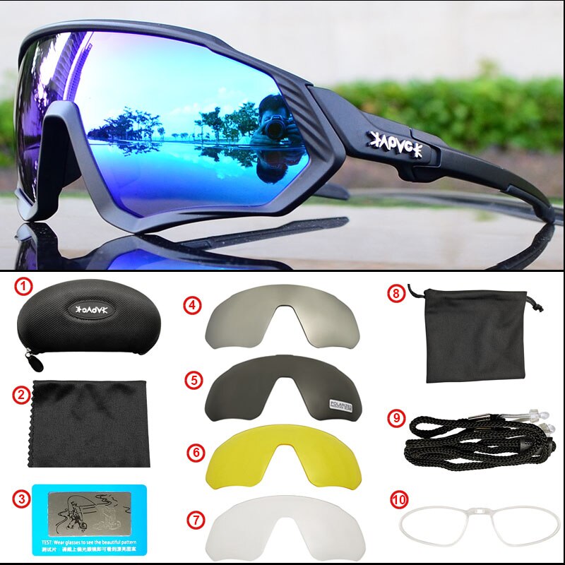 Cykelbriller polariseret mtb mountainbike cykel solbriller cykelbriller eyewear oculos ciclismo gafas ciclismo