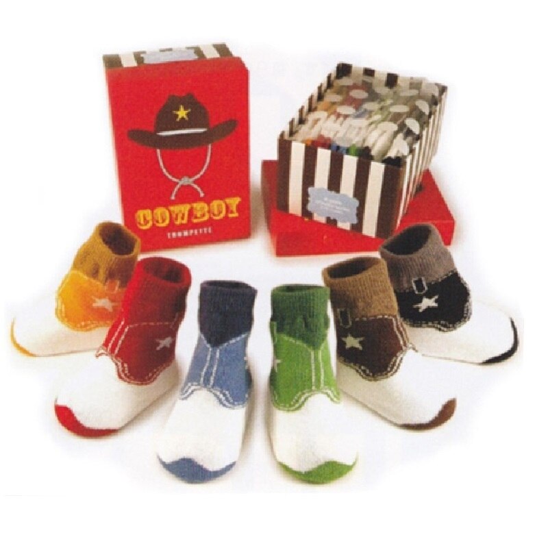 6 paires de chaussettes antidérapantes pour bébés garçons, chaussures de sol décontractées en coton: 9