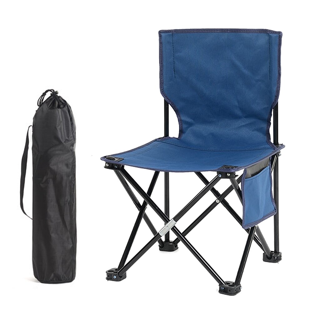 Tragbare Falten Angeln Stuhl Hocker für Outdoor Camping Wandern Picknick Reise Ultraleicht Klappstuhl Hocker: Blue Chair