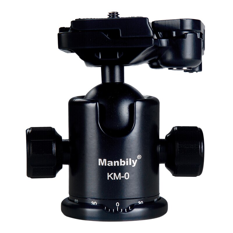 Manbily KM-0 cámara Digital SLR PTZ trípode cabeza 360 grados fotografía panorámica