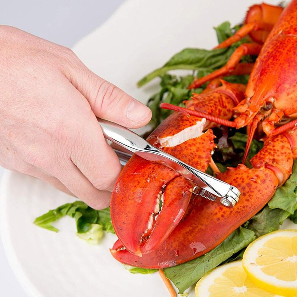 12 sztuk z tworzywa sztucznego metalu kraba widelec robić mięsa zacisk igły krakersy otwieracz noga Sheller krab jedzenie narzędzia zestaw kuchnia narzędzia robić owoców morza