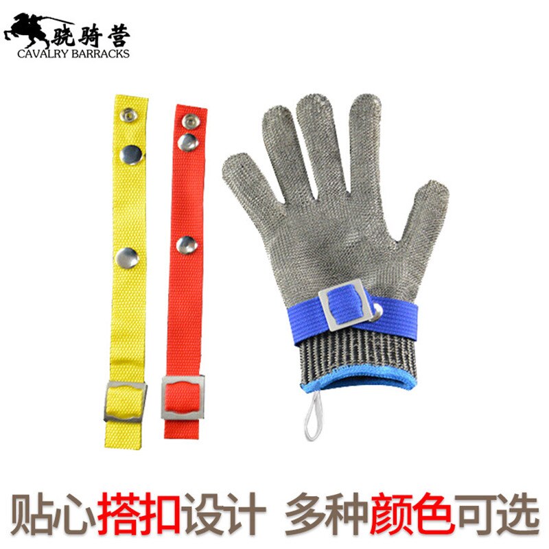 Cut resistant gloves. Stainless steel grade 5 stee – Grandado