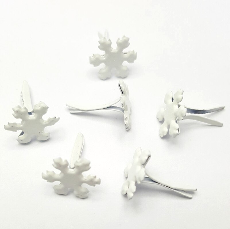 Fityle 50 Pezzi Brads Metallici Colorati Per Album E Scrapbooking - Fermagli Decorativi Per Carta Fai Da Te (1,2 Cm)