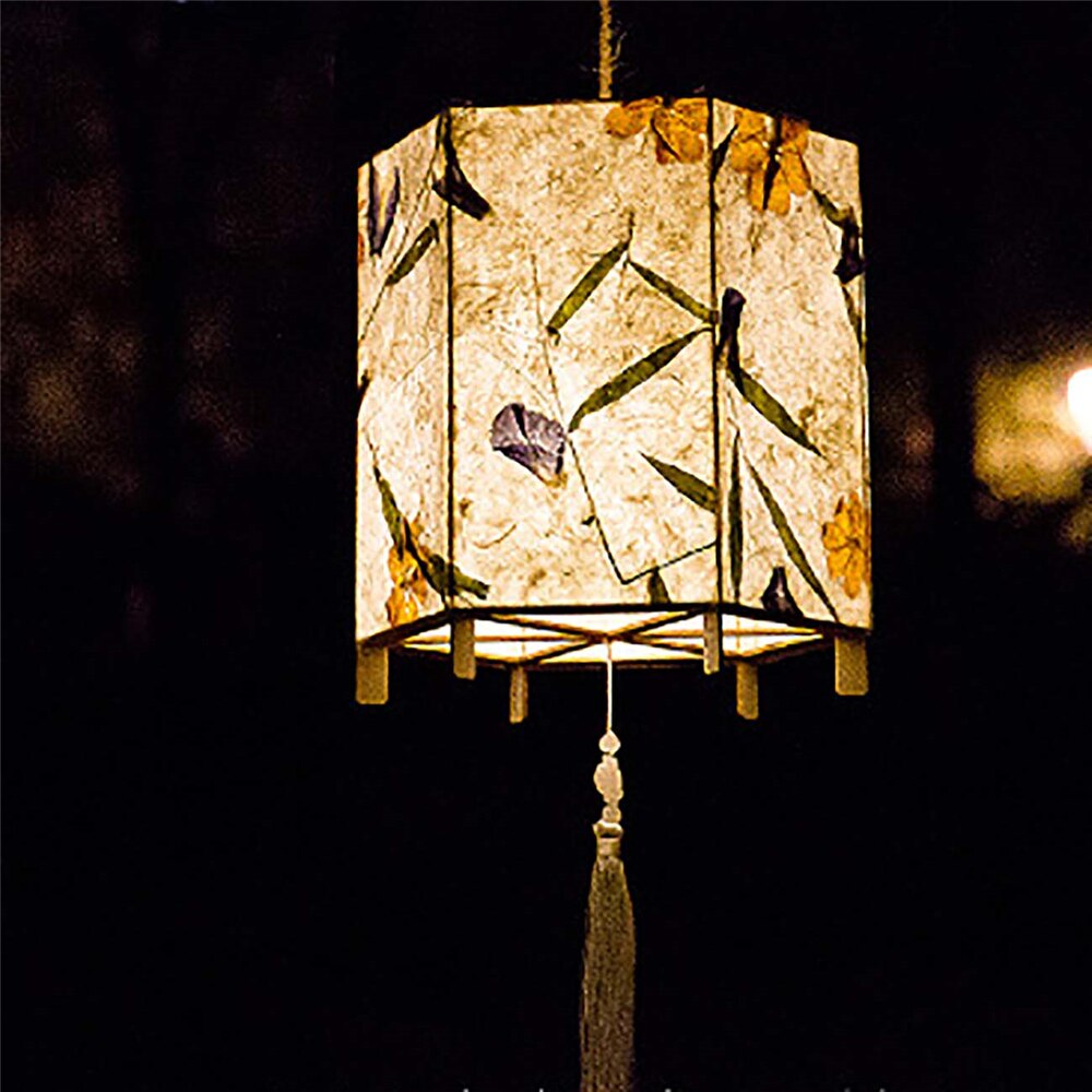DIY Chinesische Laterne Palast Jahrgang Stil Tragbare Blüte Blume Licht Lampe Party glühend Laternen Für Mitte-Herbst Festival