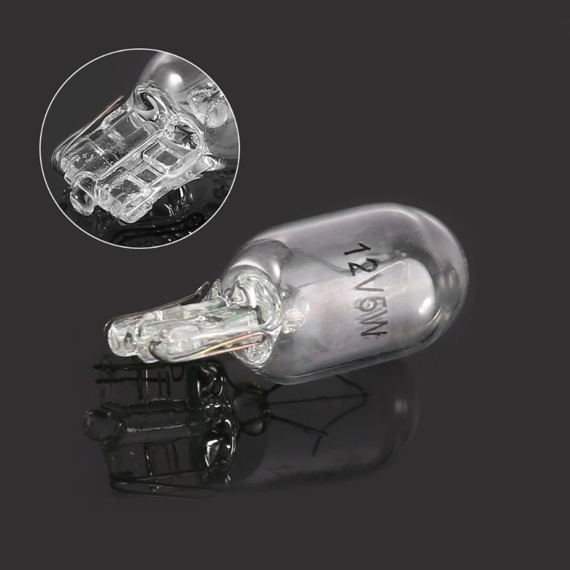 T10 w5w kølige hvide 5w halogenpærer signal interiør bil lys lampe 1pc e7ca