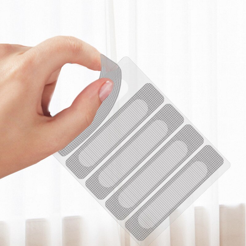 5 Stks/set Deur Window Net Reparatie Tape Patch Zelfklevende Anti-Muggen Stickers Gaas Patch-Transparante Pet versterkte Vel