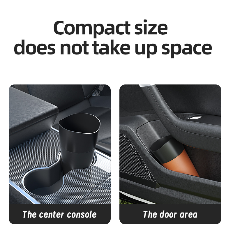 Mini Bunte Leder Auto Mülleimer Auto Staub Lagerung Container Wasserdichte Müll Behälter Lagerung Kasten Auto Zubehör Vielseitig