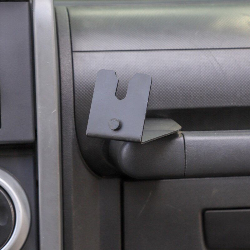 CB Mic Mount for Jeep Wrangler JK 2007 Passenger Holder Grab Bar, Microphone Mounting Bracket