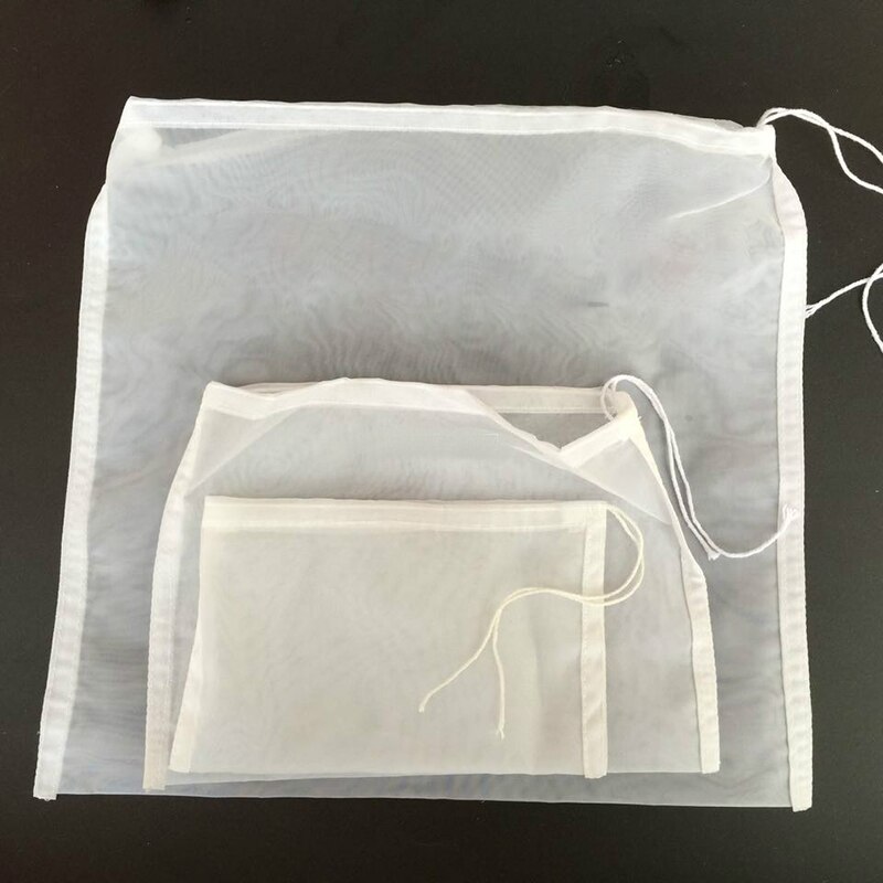 Filet filtrant réutilisable en Nylon, 100 mailles, sac polyvalent pour le lait, le café, le lait de soja, 1 pièce
