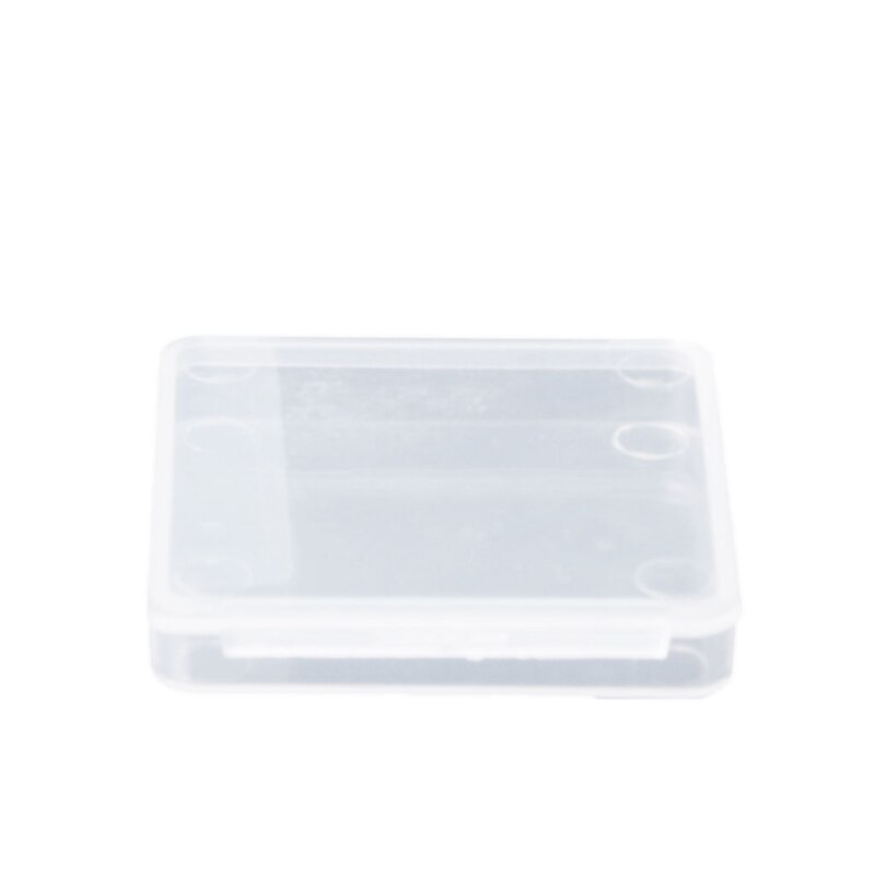 Plastic Vierkante Clear Plastic Containers Sieraden Kralen Storage Ring Case Ketting Organisator Sieraden Opbergdozen: 4.4x4.4x0.6cm