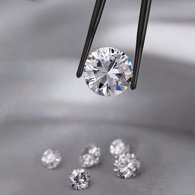 Pinzas de punta de goma de PVC, de precisión, para laboratorio Industrial, Hobby, herramienta artesanal, 2 piezas