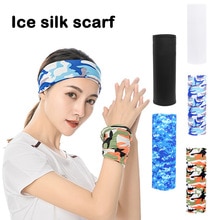 Outdoor Fietsen Koude Ijs Zijde Hoofdband Voor Mannen En Vrouwen Sport Zon Proof Bib Multifunctionele Magic Hoofdband