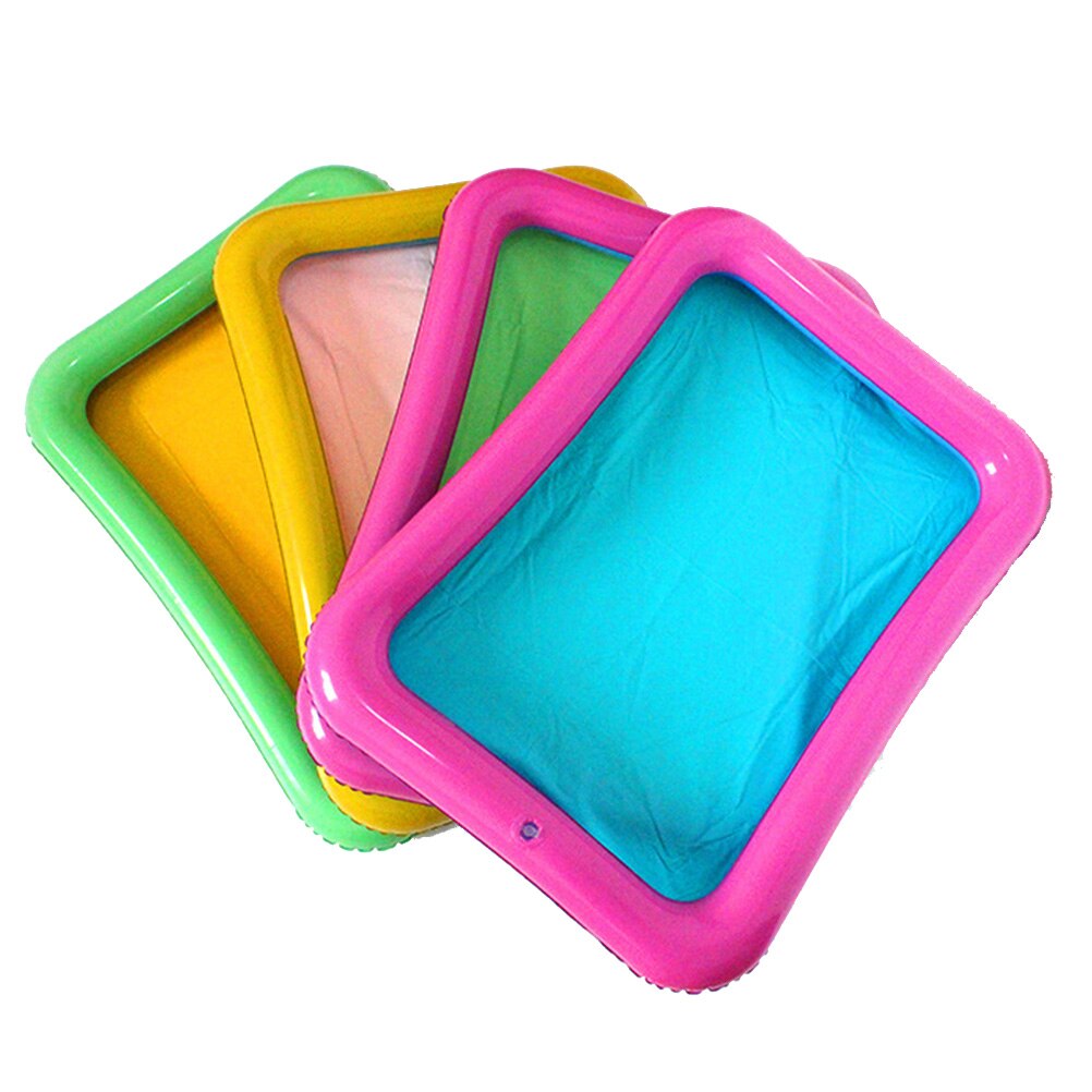 Juguete arenero inflable, bandeja de arena inflable multifunción para niños, juego interior, arcilla de arena, Color, juguetes de barro, accesorios