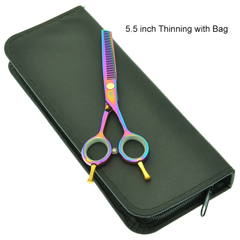 SMITH CHU 5.5 inch Hair Cutting Thinning Scissors Set Barbershop Haircut Shears Hair Salon Styling Scissor A0001C: A0001C-06-55