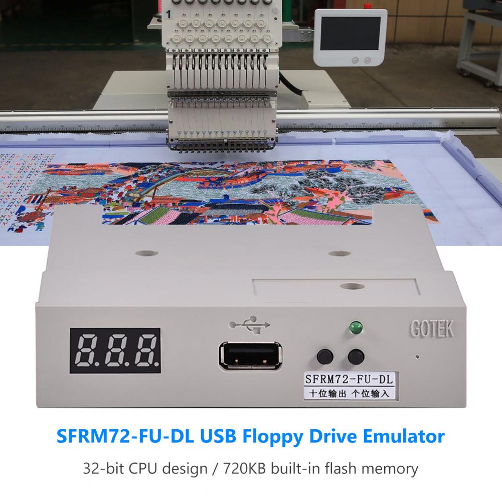 Wide Application Lightweight 720KB Shock-proof Floppy Emulator for PC