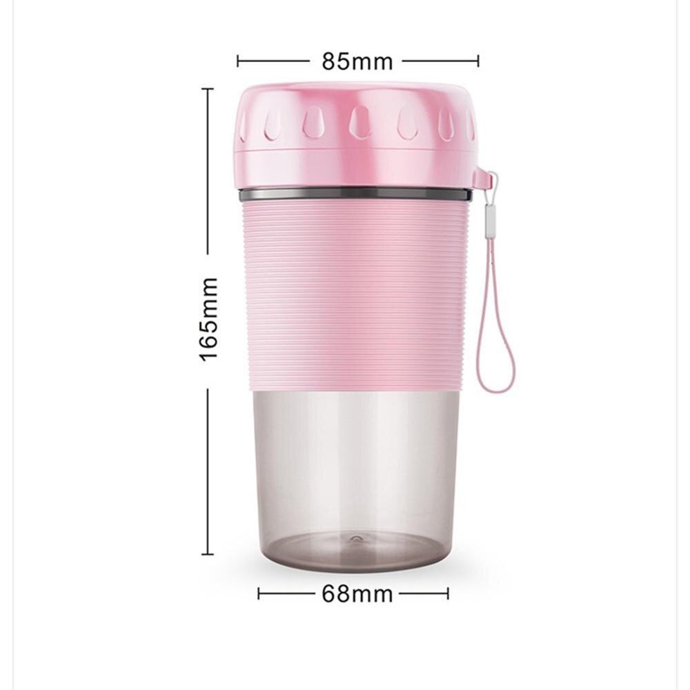 300ML Portable Blender Electric USB Rechargeable Smoothie Blender Machine Mini Juice Cup Maker Lemon Squeezer kitchen Gadgets