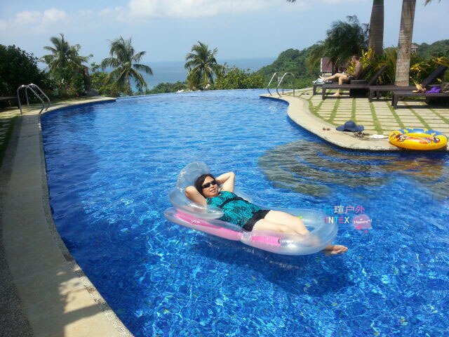 Water Floating Bed Recliner Swimming Inflatable Bed Adult Beach Float