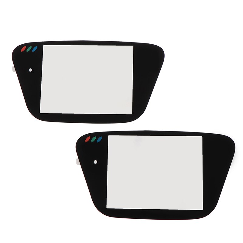 Lentille de protection en verre de remplacement en 2 pièces auto-adhésif pour Sega Game Gear