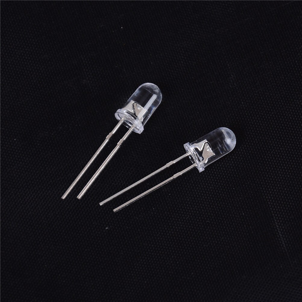 22 PIÈCES 5mm Superbright Blanc LED Ronde 20000 Mcd 3.2-3.4V