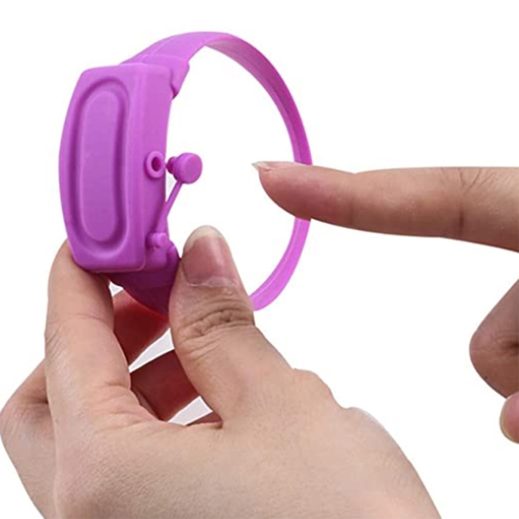 1P Wistband Hand Doseer Hand Ontsmetten Drinkbaar Silia Gel Afzien Pompen Ontsmetten Hand Baelets Wist Baelet