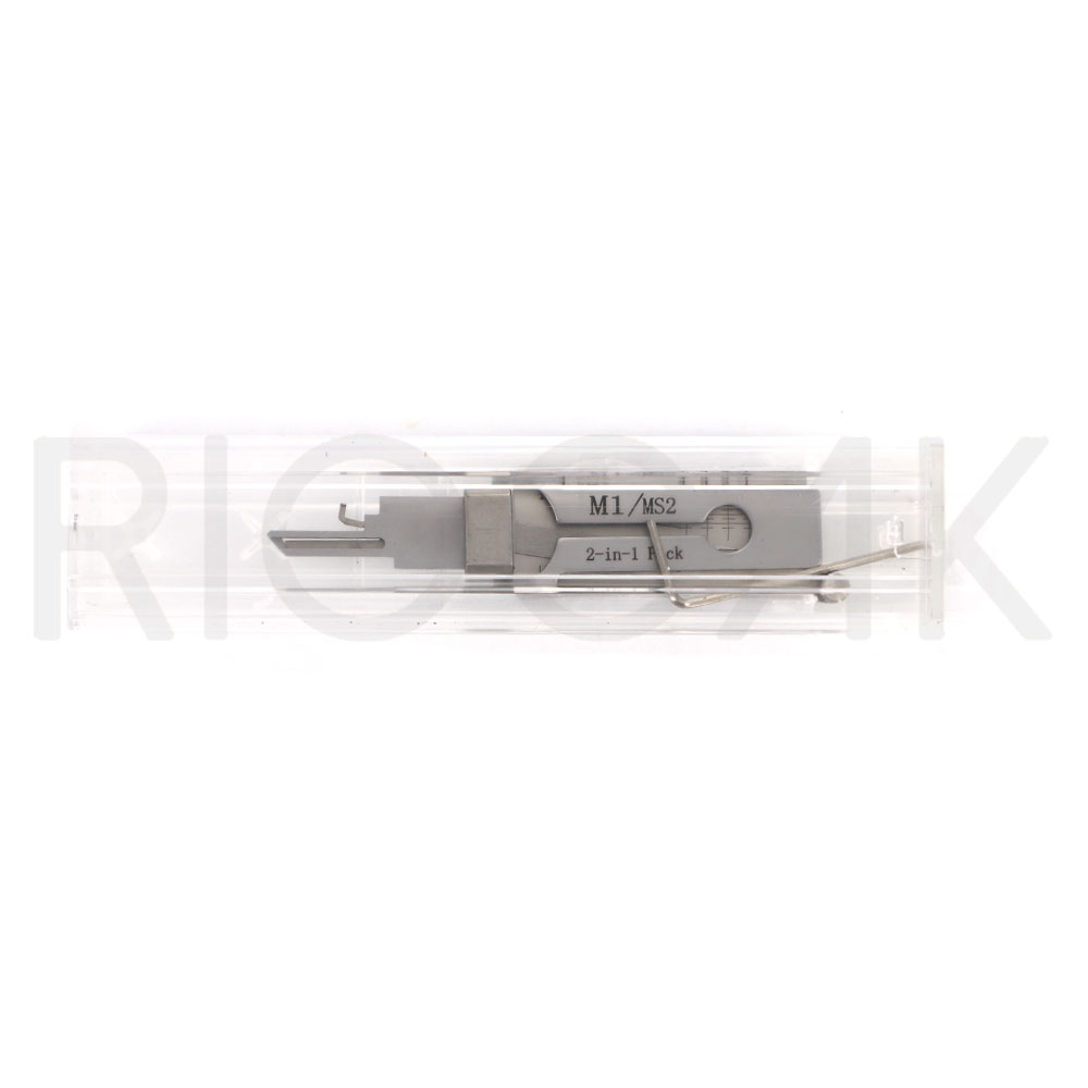 Lishi 2 in 1 Tool SS001 SS002 SS002R pro R52 KW1 KW5 SC1 SC4 SC20 M1/MS2 AM5 TE2 Locksmith Tools for Home Door Civil Locks: army green