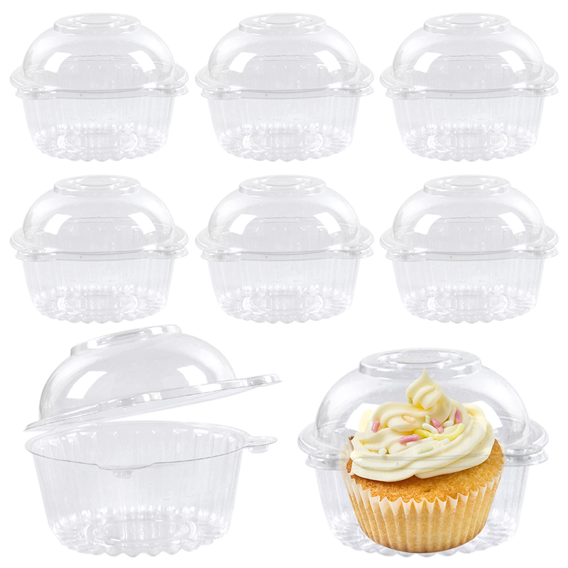 30/50 Stuks Taart Verpakking Cupcake Muffin Container Gebak Dessert Houder voor Bruiloft Verjaardagsfeestje Decor Levert Baby shower