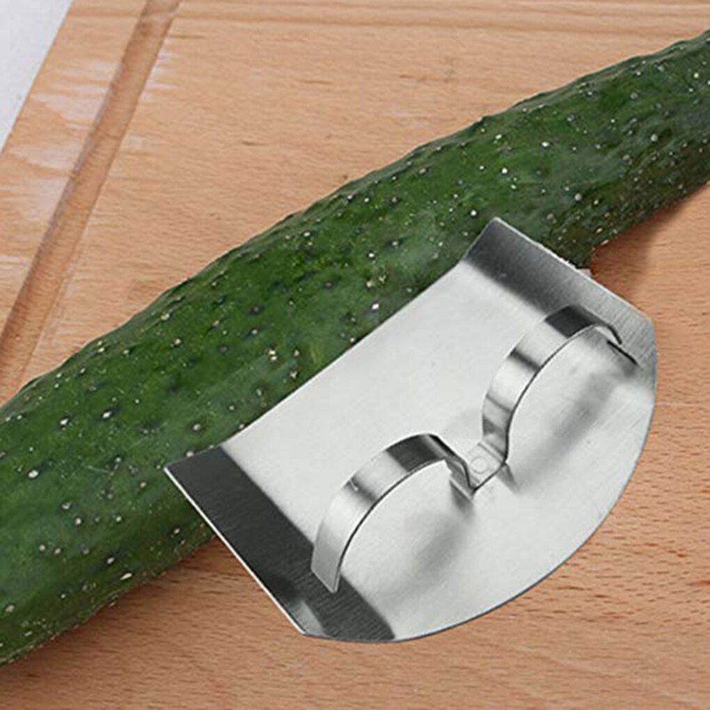 kitchen Tool Accessories Stainless Steel Finger Hand Protector Guard Protect Finger Hand Safe Slice Shield