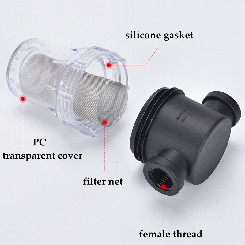 1/2 3/4 1 Inch Garden Watering Filter Pond Irrigation Filter Aquarium Fish Tank Water Pump Strainer 10~80 Mesh Filter Screen