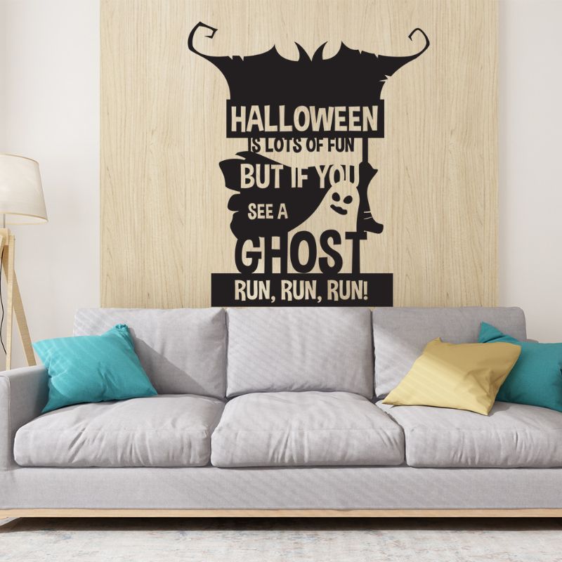 Halloween Verwijderbare Pvc Magic 3D Plafond Vloer Sticker, De Art Dreamscape Home Decor Muurschilderingen Behang