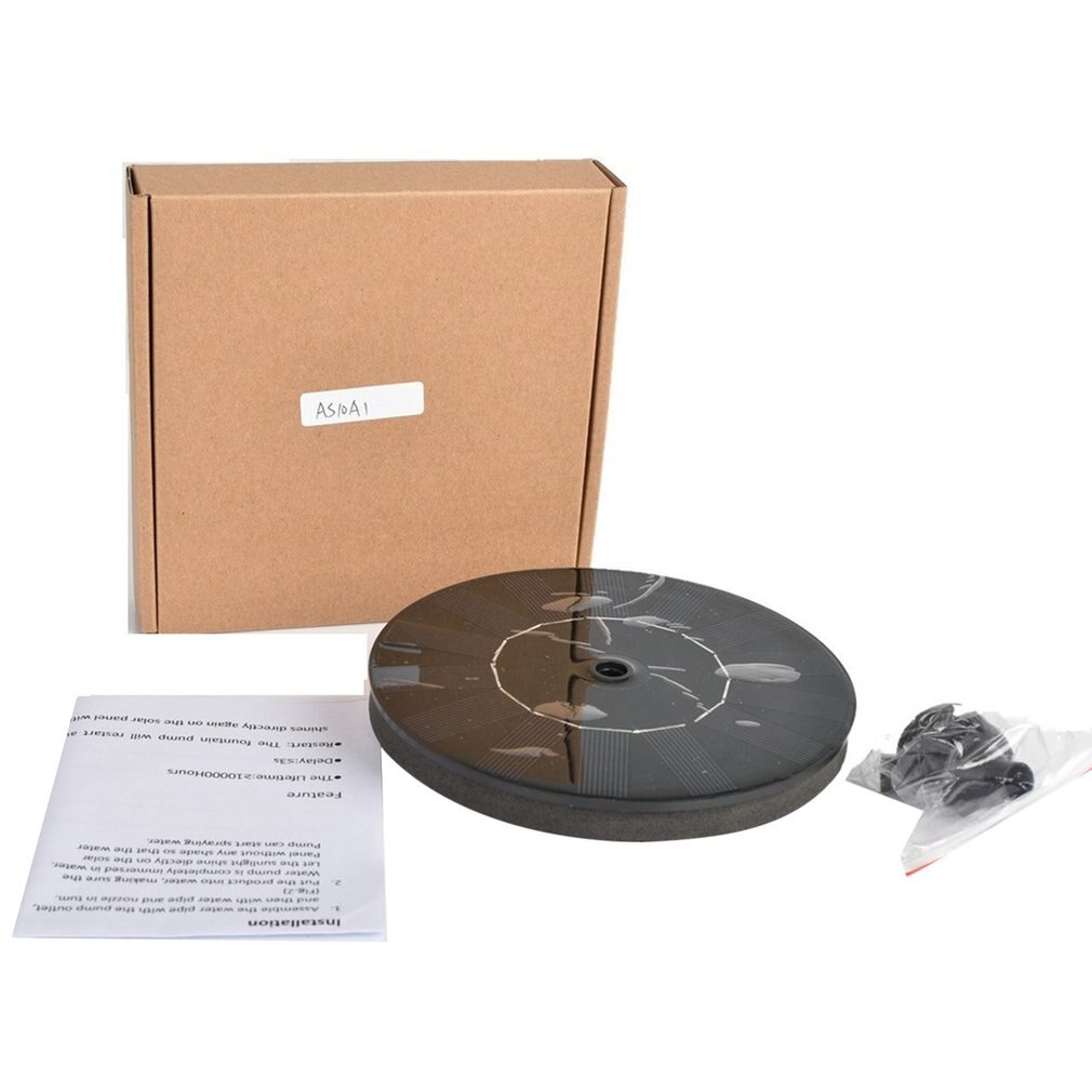 Solar Fountain Watering kit Power Solar Pump Pool Pond Waterfall Floating Solar Panel Water Fountain For Garden