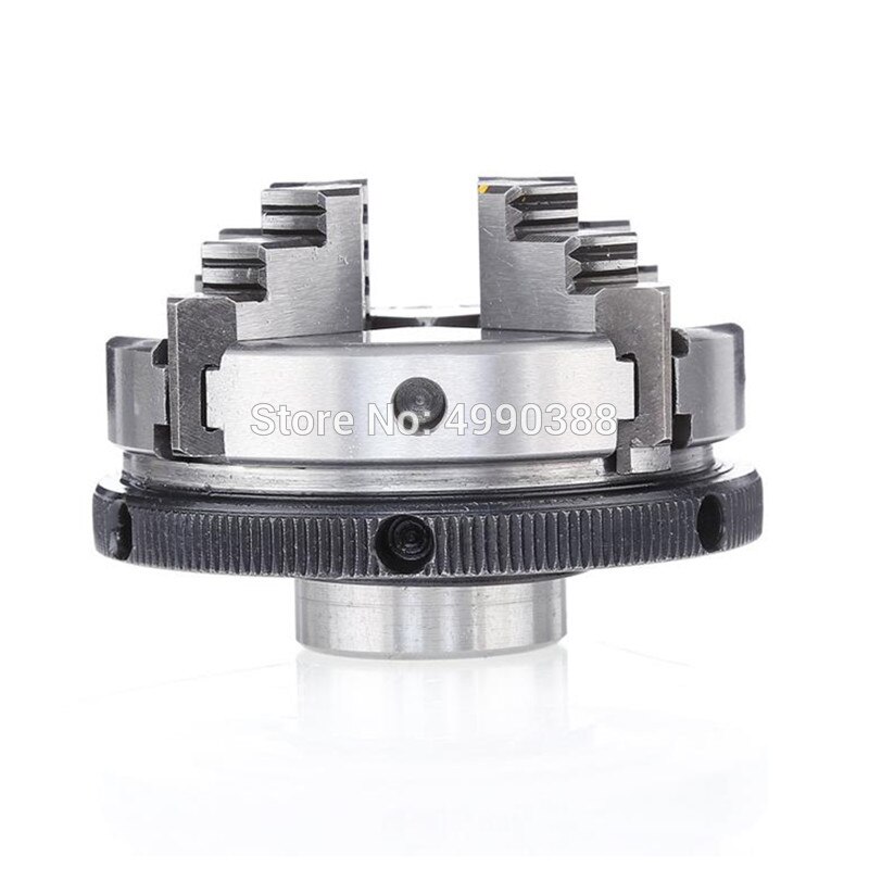 3 Jaw 63mm Manual Self-Centering Lathe Chuck 2'' Three Jaws Mini Chuck K01-63 Hardened Steel for CNC Wood Lathe