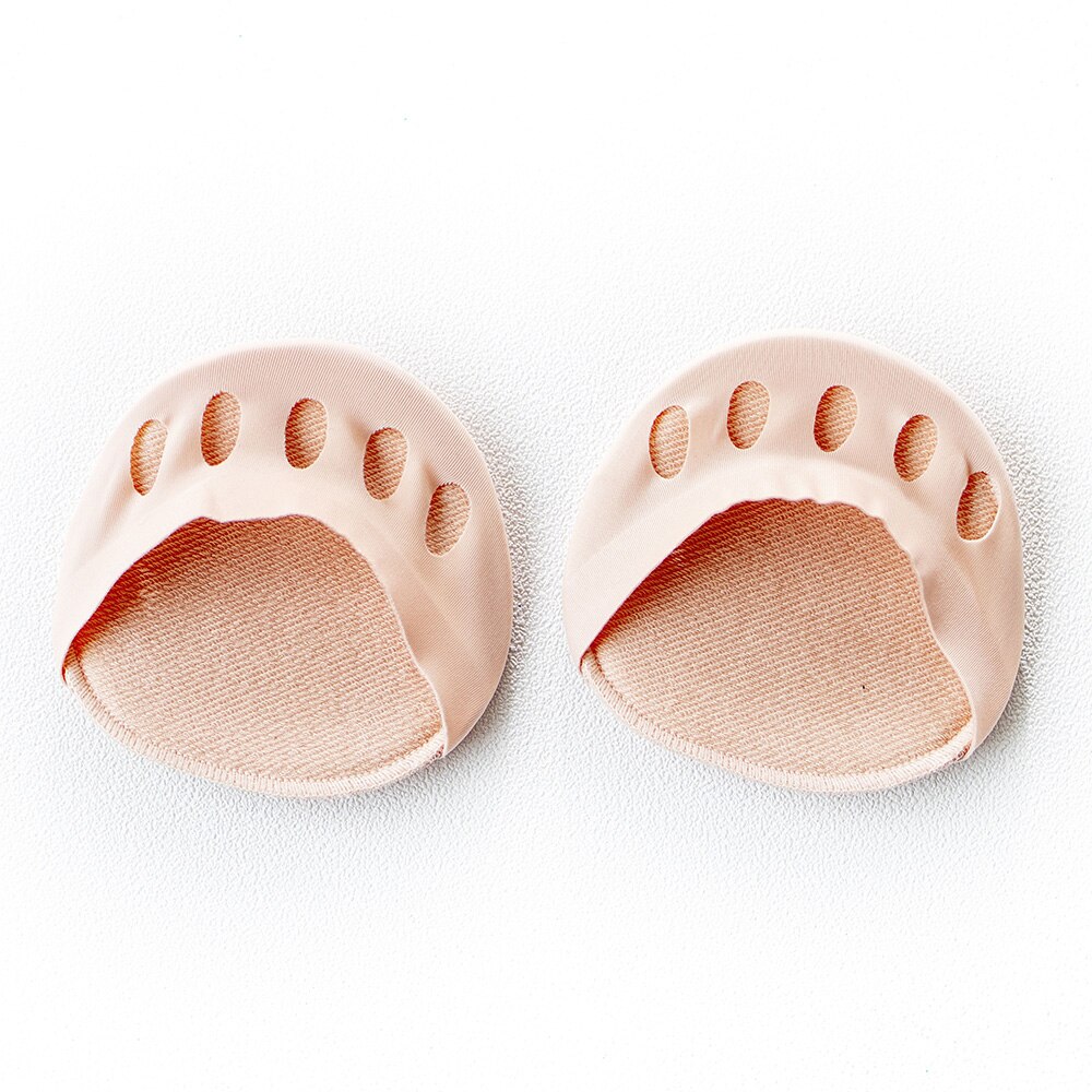 Fem tæer forfodsunderlag til mænd kvinder beskytter halv indlægssåle høje hæle fodplejeindsatser calluses corns 5 par pack