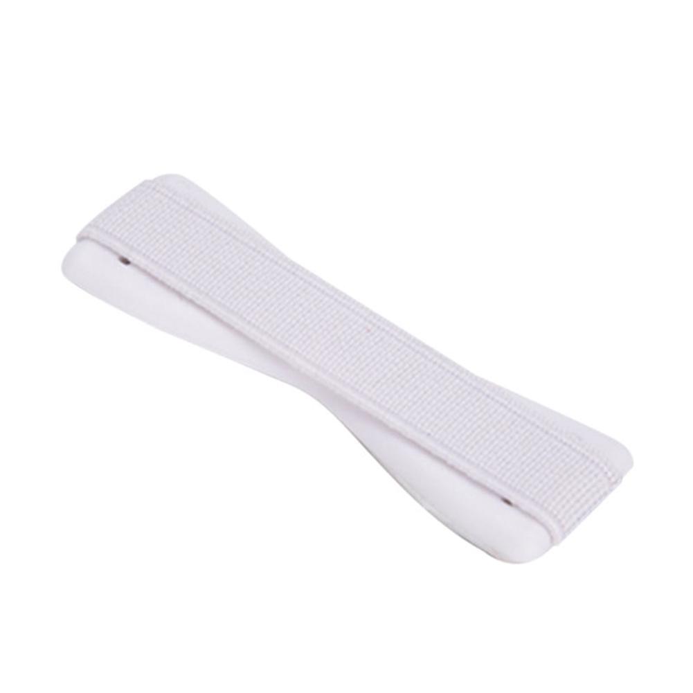 For Apple iPhone Finger Phone Grip Elastic Band Strap Universal Phone Holder for Mobile Phones Tablets Anti slip: White